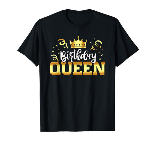 Birthday Queen Shirt Crown Birthday Outfit Birthday Queen T-Shirt
