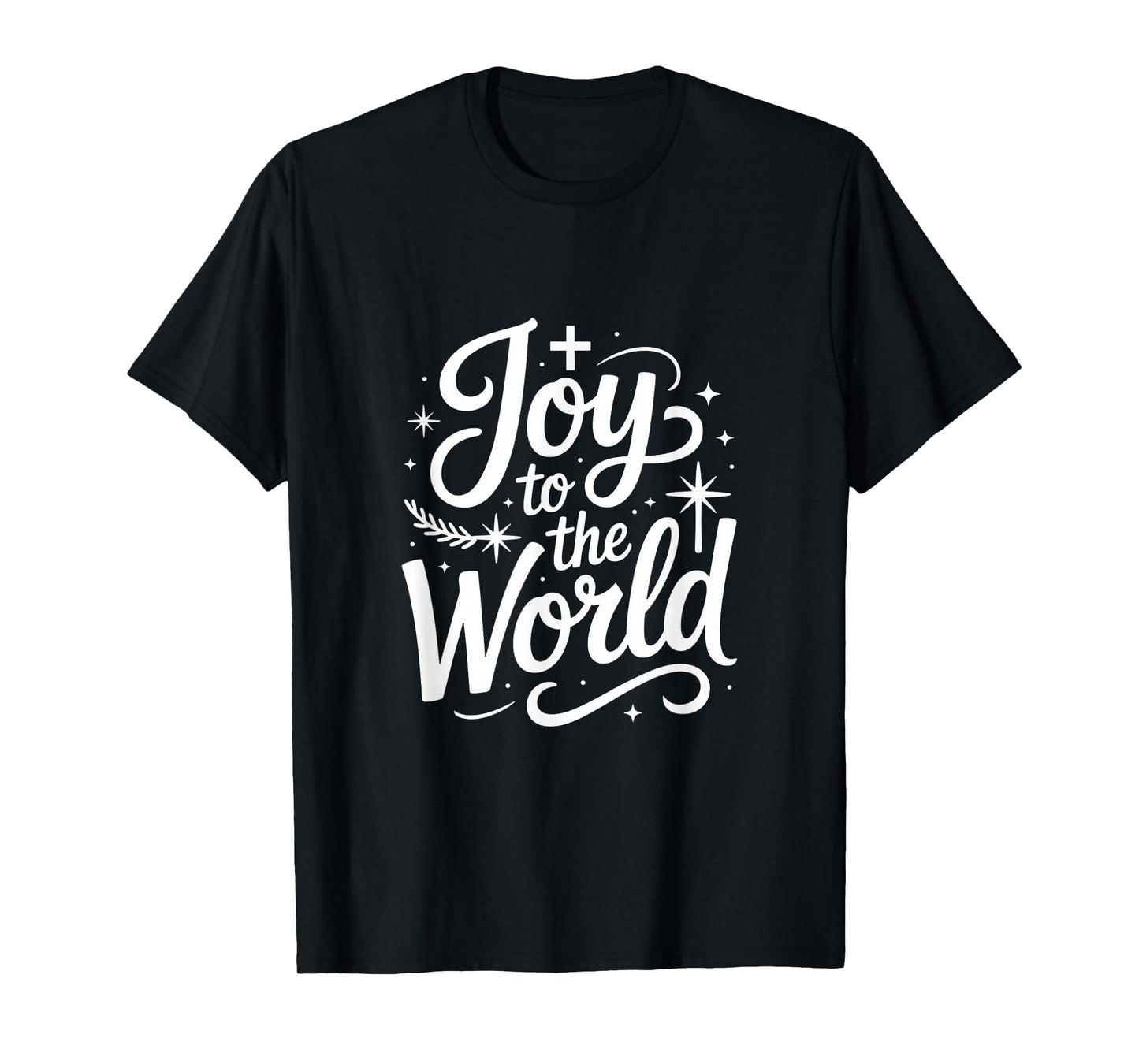 Joy to The World Christmas Christian Nativity Star T-Shirt