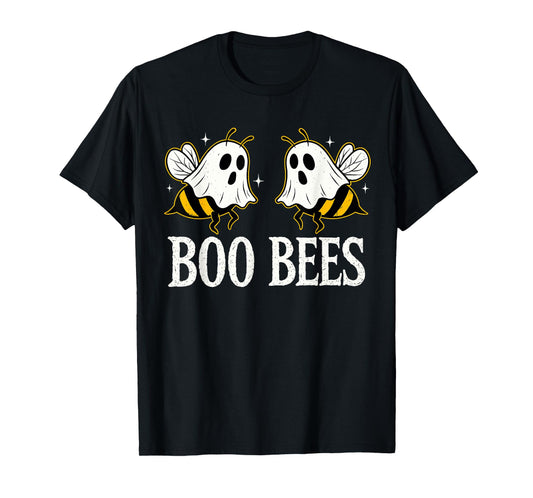 Boo Bees Couples Costume Funny For Adult Women Her Halloween T-Shirt