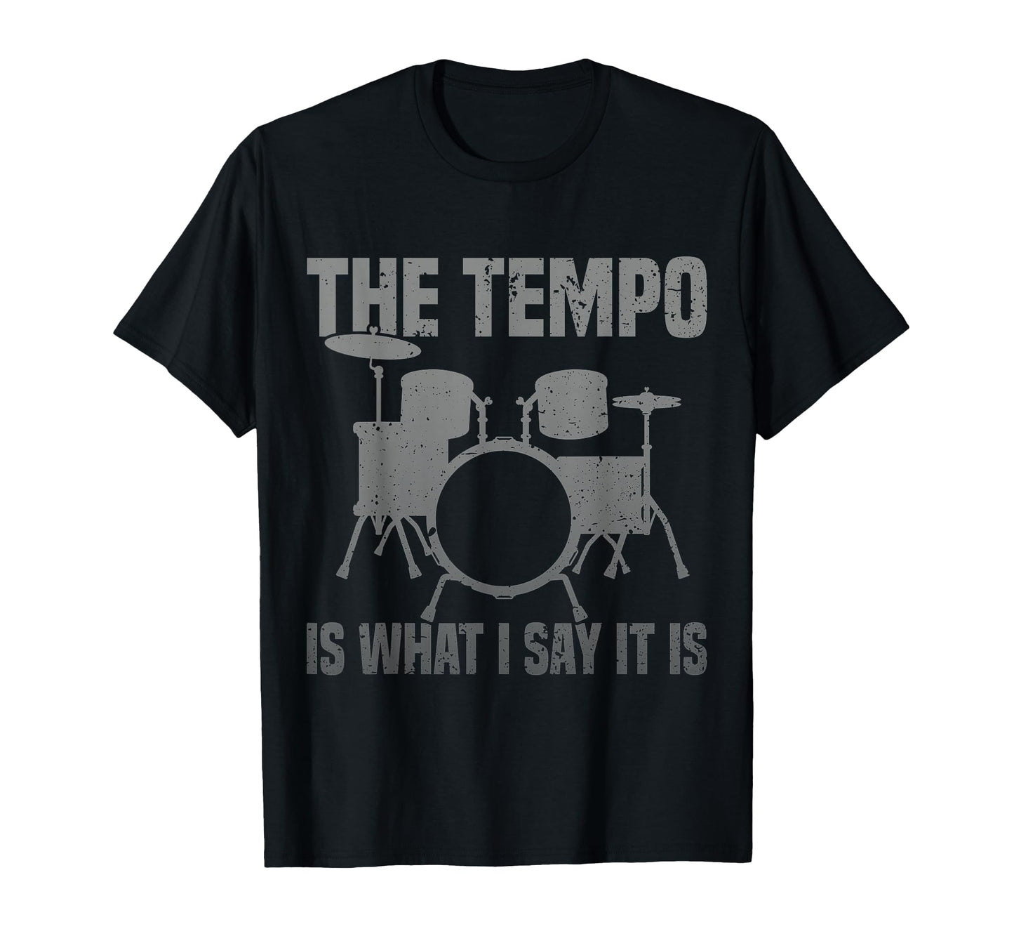 Funny Drumming Art for Men Women Drumline Drum Set Drummer T-Shirt