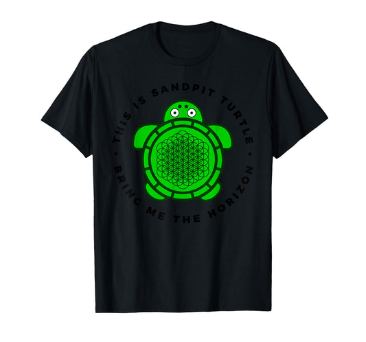 Vintage Funny This Is Sandpit Turtle Retro Animal Meme T-Shirt