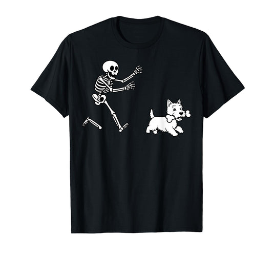 Funny Wesite Running Skeleton T-Shirt