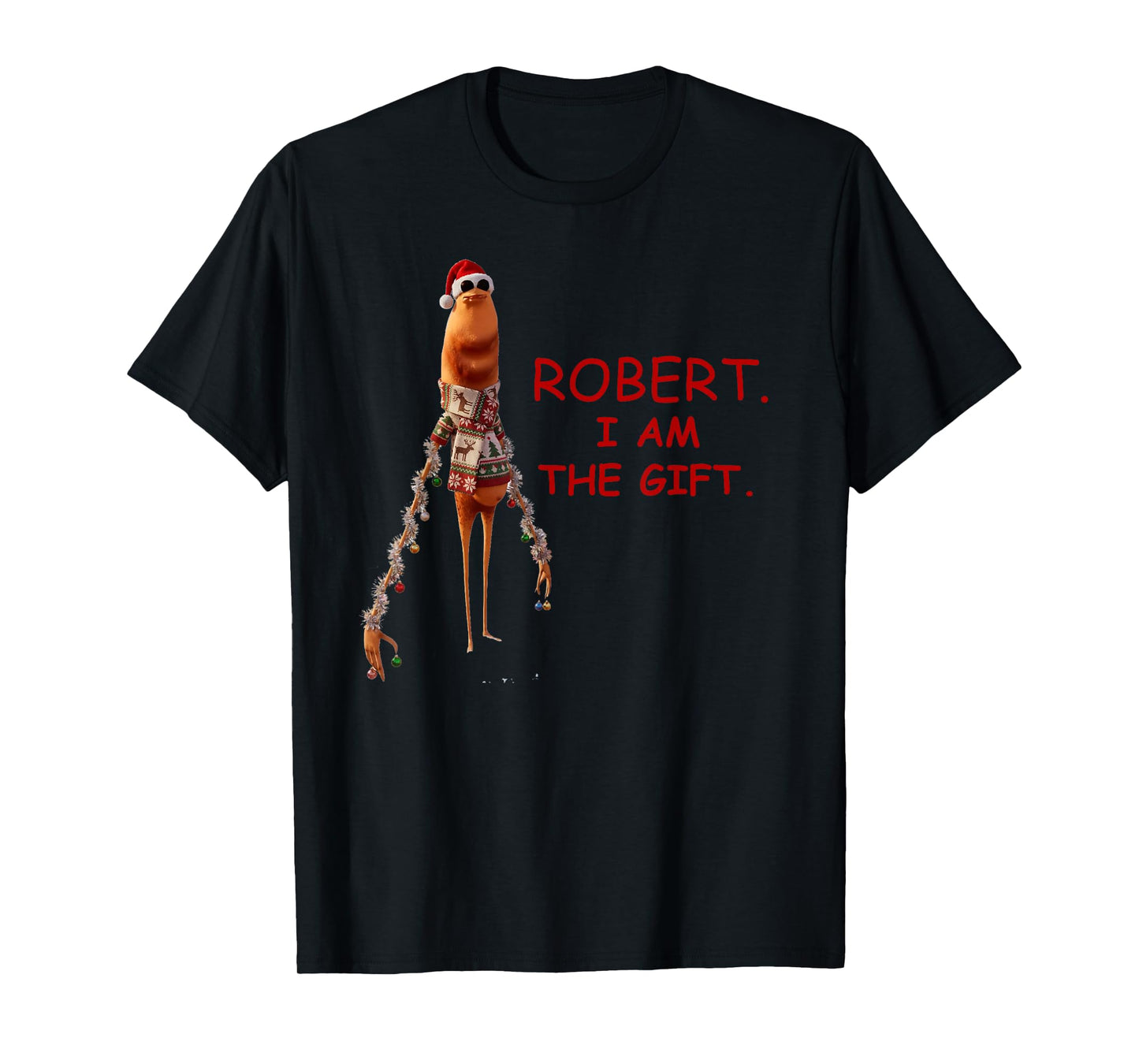 Marcus The Worm Christmas Humor Holiday T-Shirt