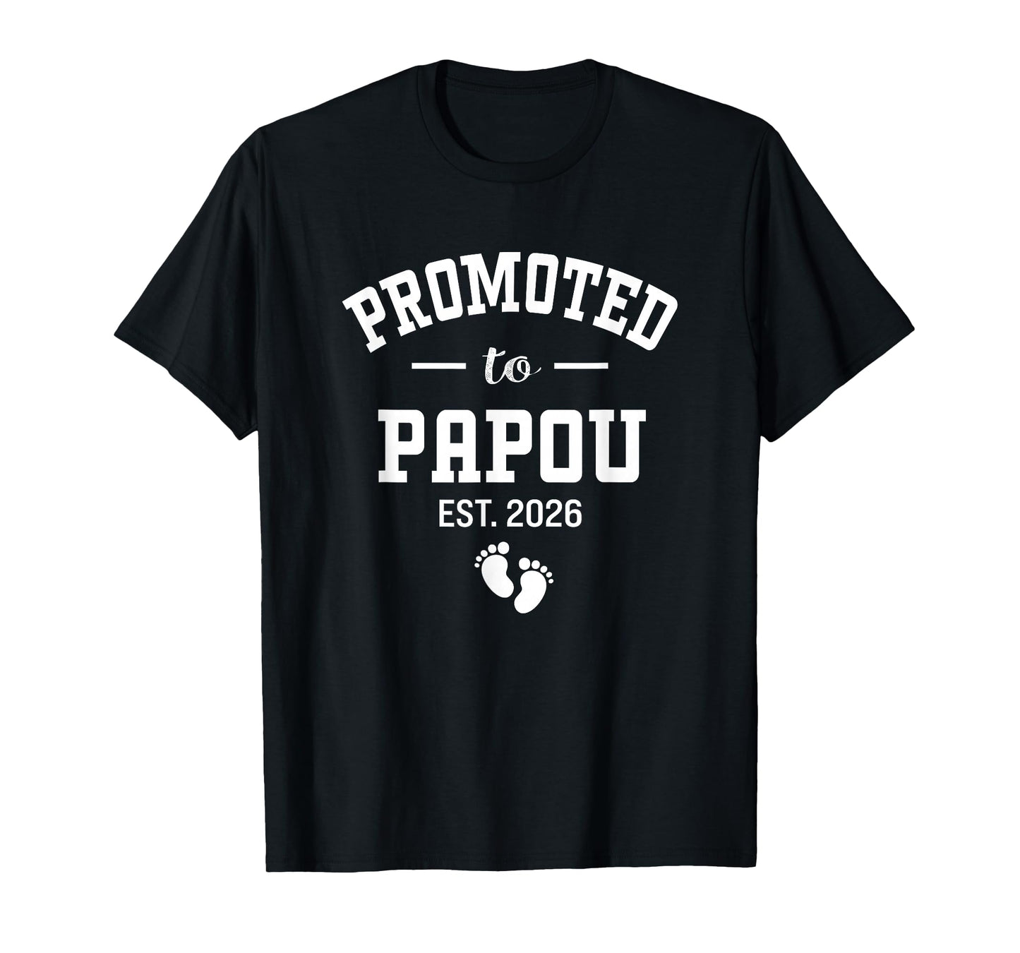 Promoted to Papou 2026 First Time Grandfather Greek Men T-Shirt