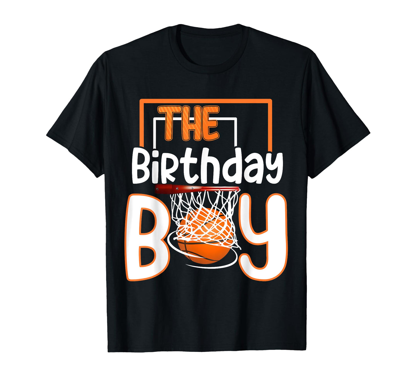 Boy Of The Birthday Basketball Family Matching Bday Party T-Shirt