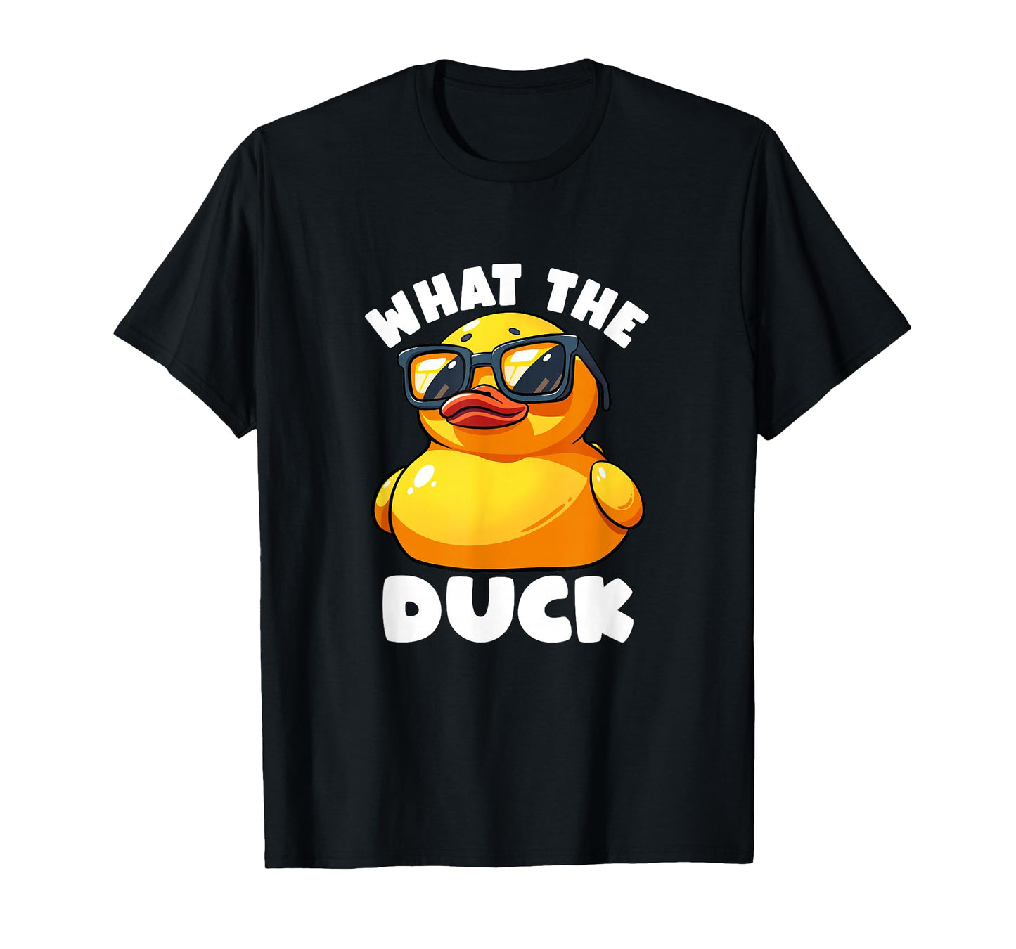 What The Duck Owner I Love Ducks Lover Funny Rubber Duck T-Shirt