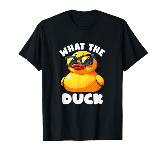 What The Duck Owner I Love Ducks Lover Funny Rubber Duck T-Shirt