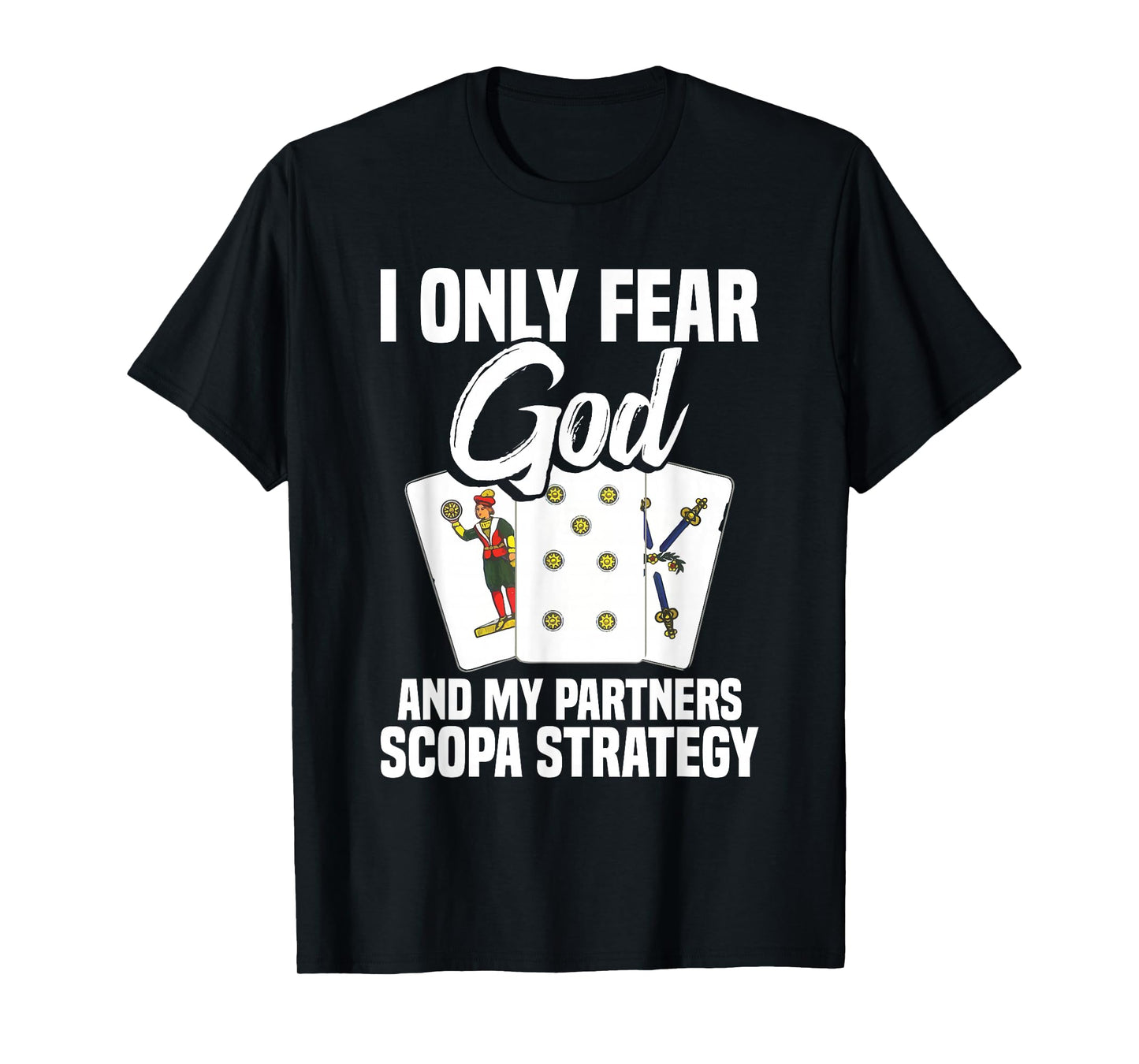 Scopa Lover Italian Card Game Enthusiast Strategy Scopa T-Shirt