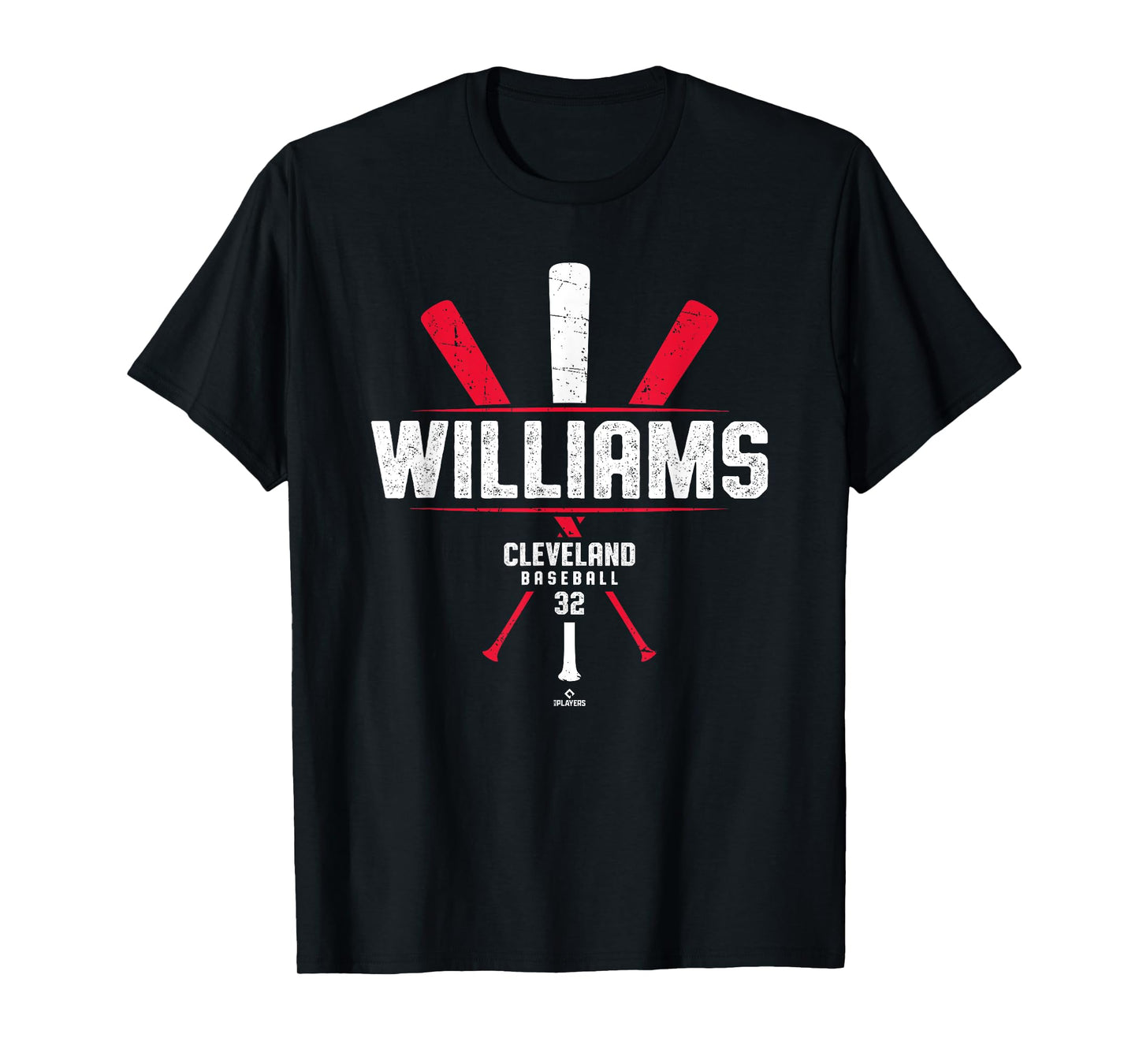 Vintage Baseball Bat Gameday Gavin Williams Cleveland T-Shirt
