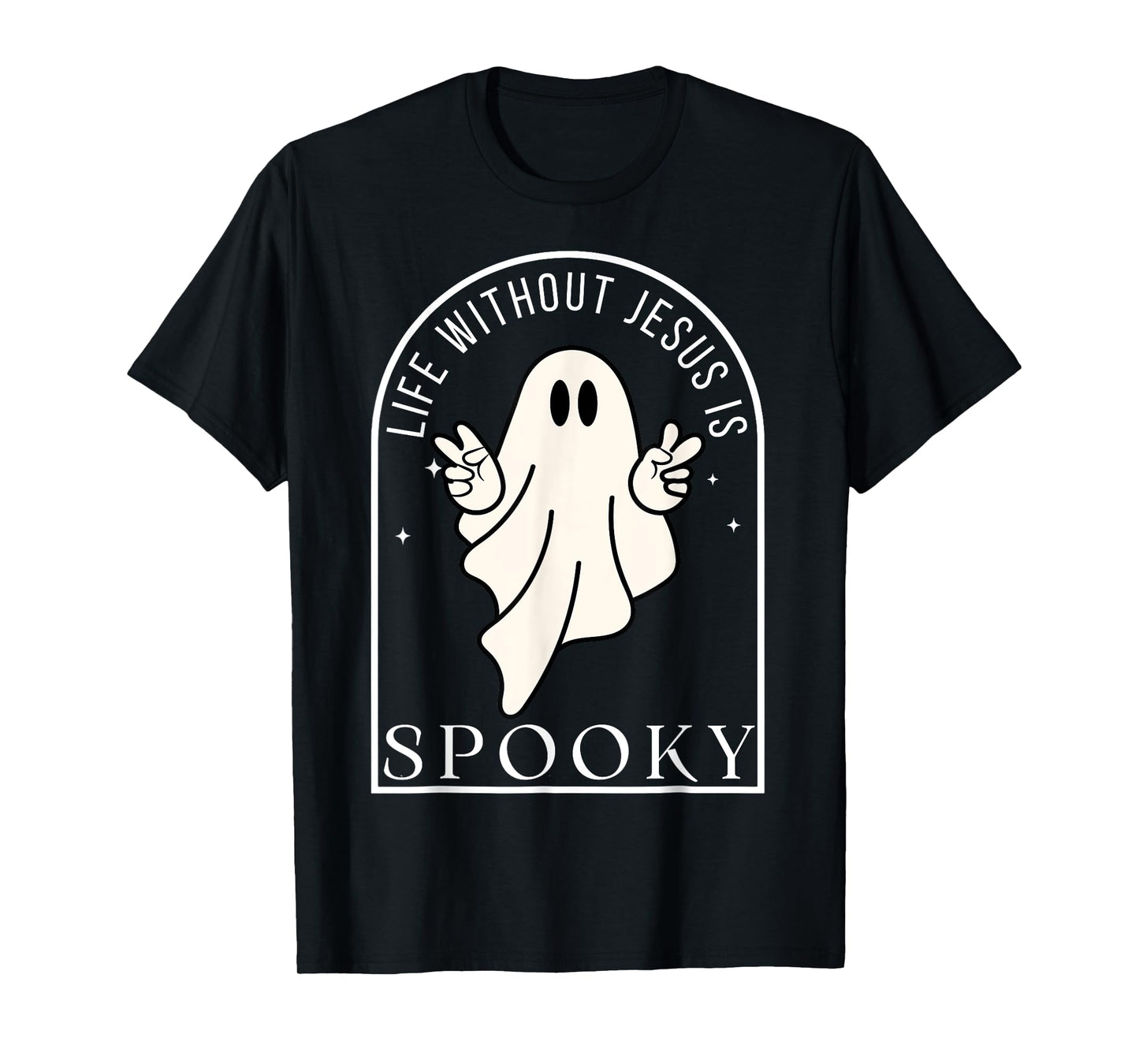 Life Without Jesus is Spooky Funny Halloween Christian T-Shirt