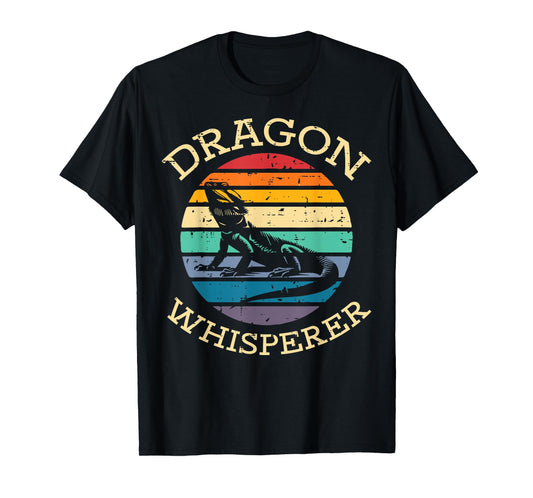 Bearded Dragon Whisperer Funny Beardie Owner Men Women Kids T-Shirt