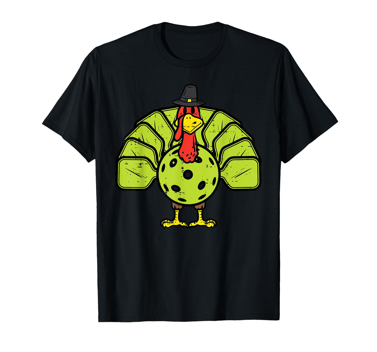 Thanksgiving Turkey Pickleball Pickle Ball Men Women Kids T-Shirt