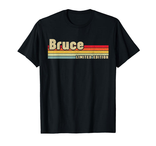 Bruce Gift Name Personalized Birthday Funny Christmas T-Shirt
