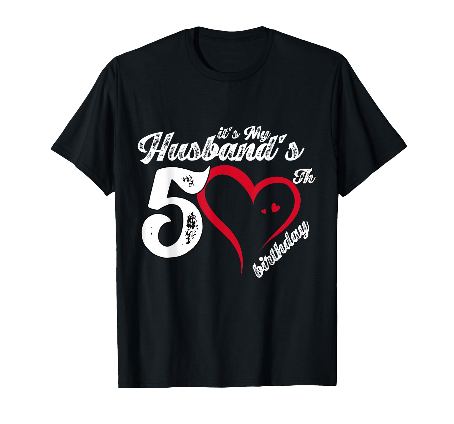 It's My Husband's 50th Birthday Vintage 50th Birthday T-Shirt