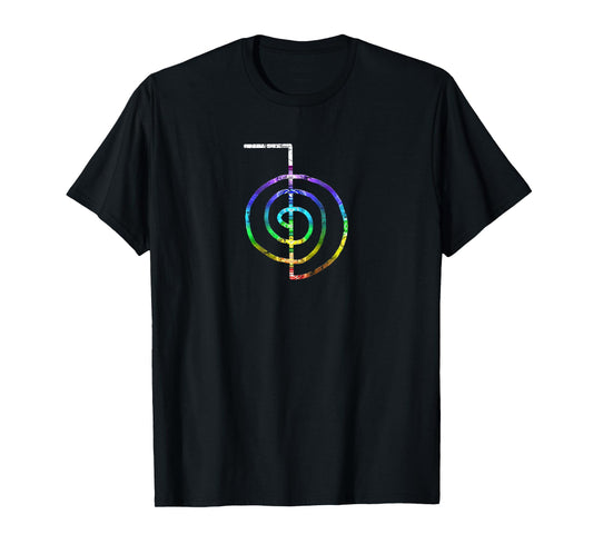 Reiki T-Shirt Reiki Symbol Choku Rei Shirt Chakra colors T-Shirt