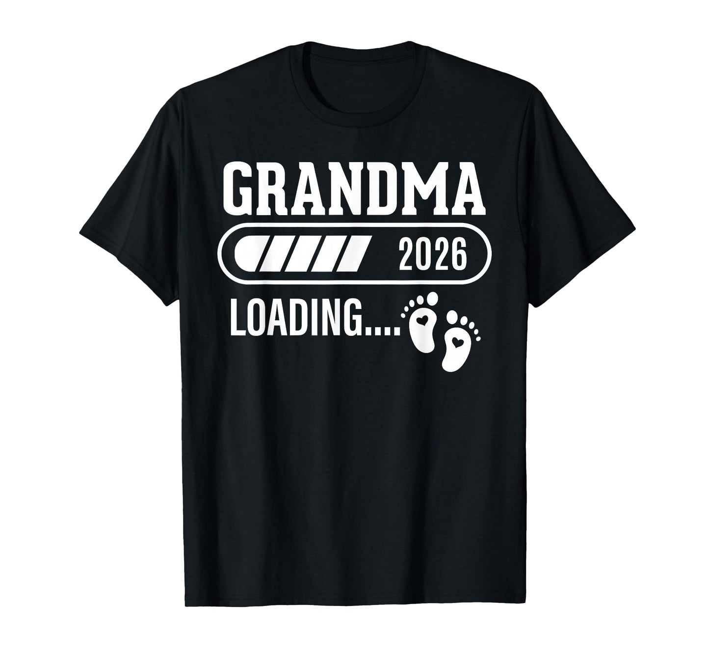 Grandma 2026 Loading First Time Grandma Baby Announcement T-Shirt