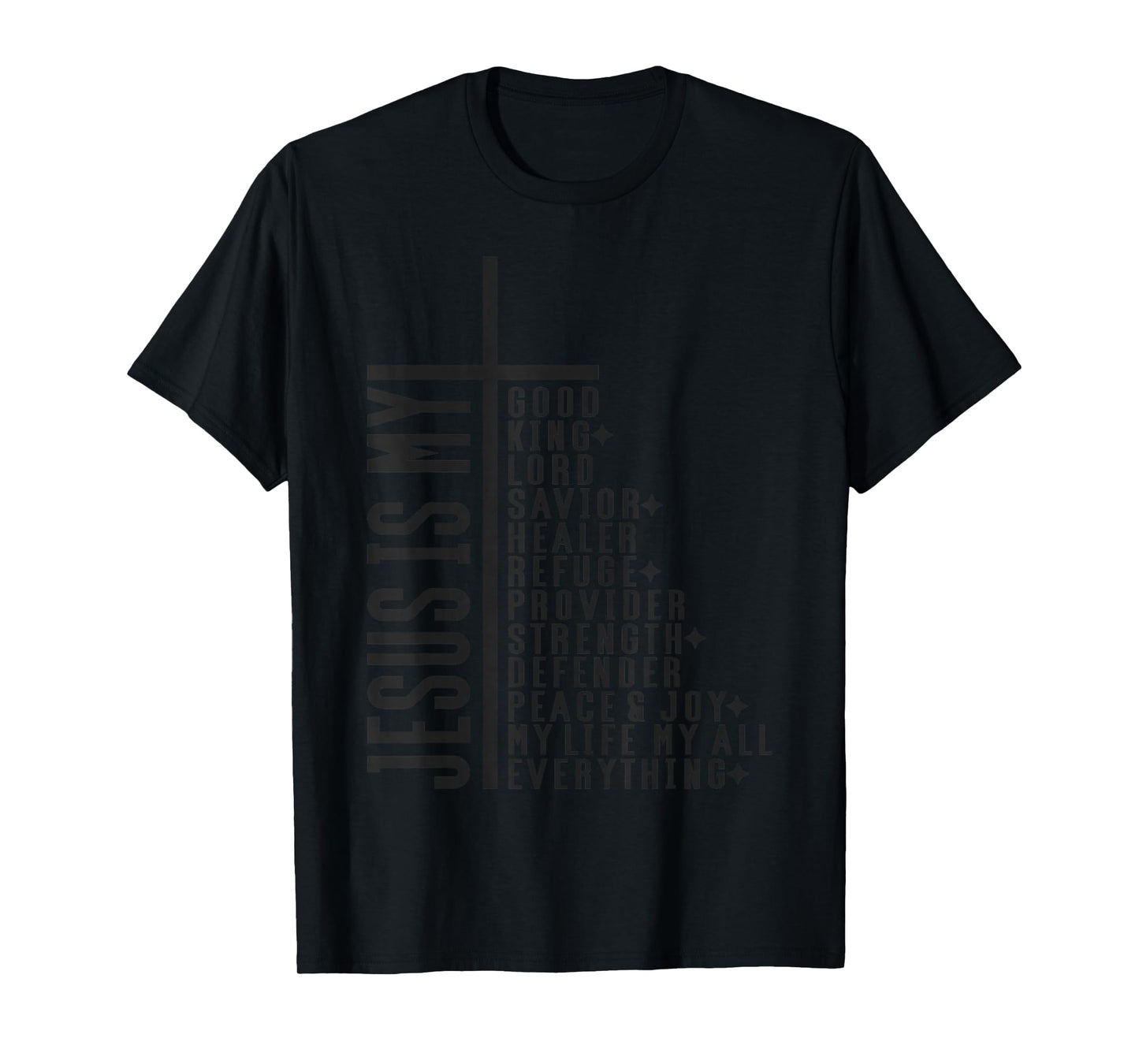 Retro Jesus is My Savior Christian - Faith Bible Verse Cross T-Shirt