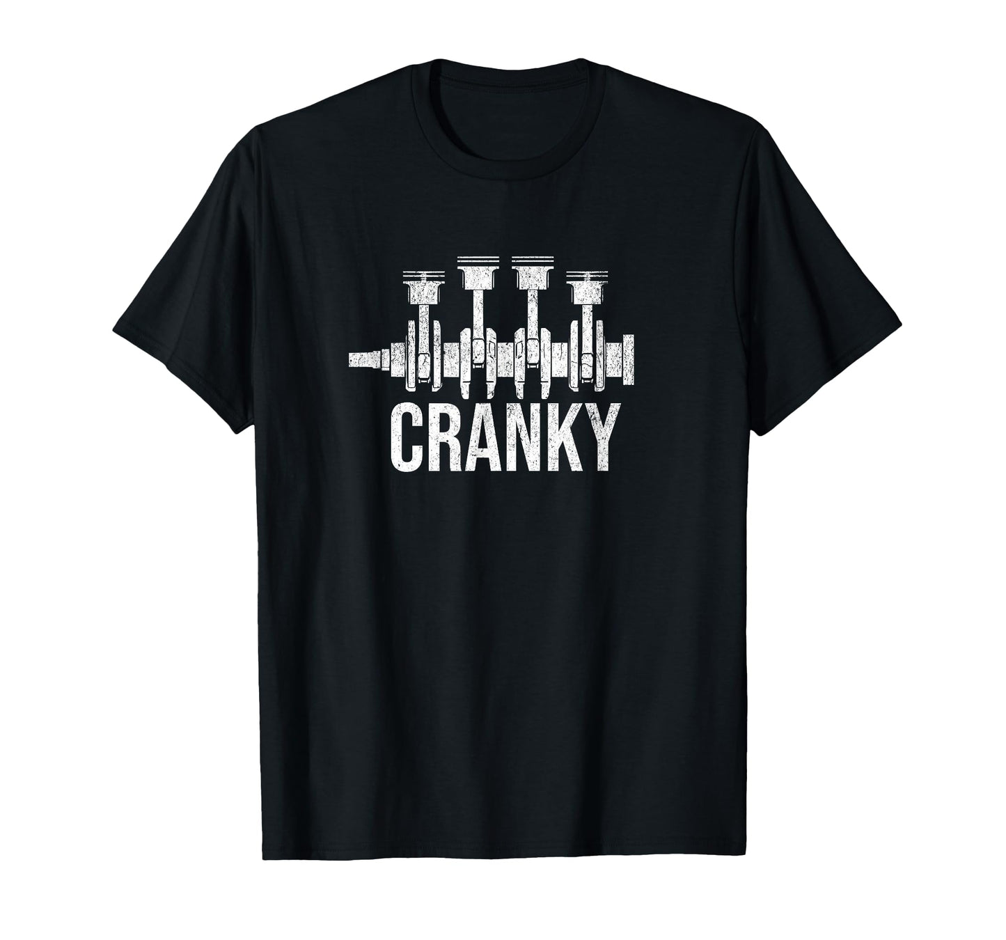 Cranky Car Engine Crankshaft Cars Lover Mechanics Father Day T-Shirt