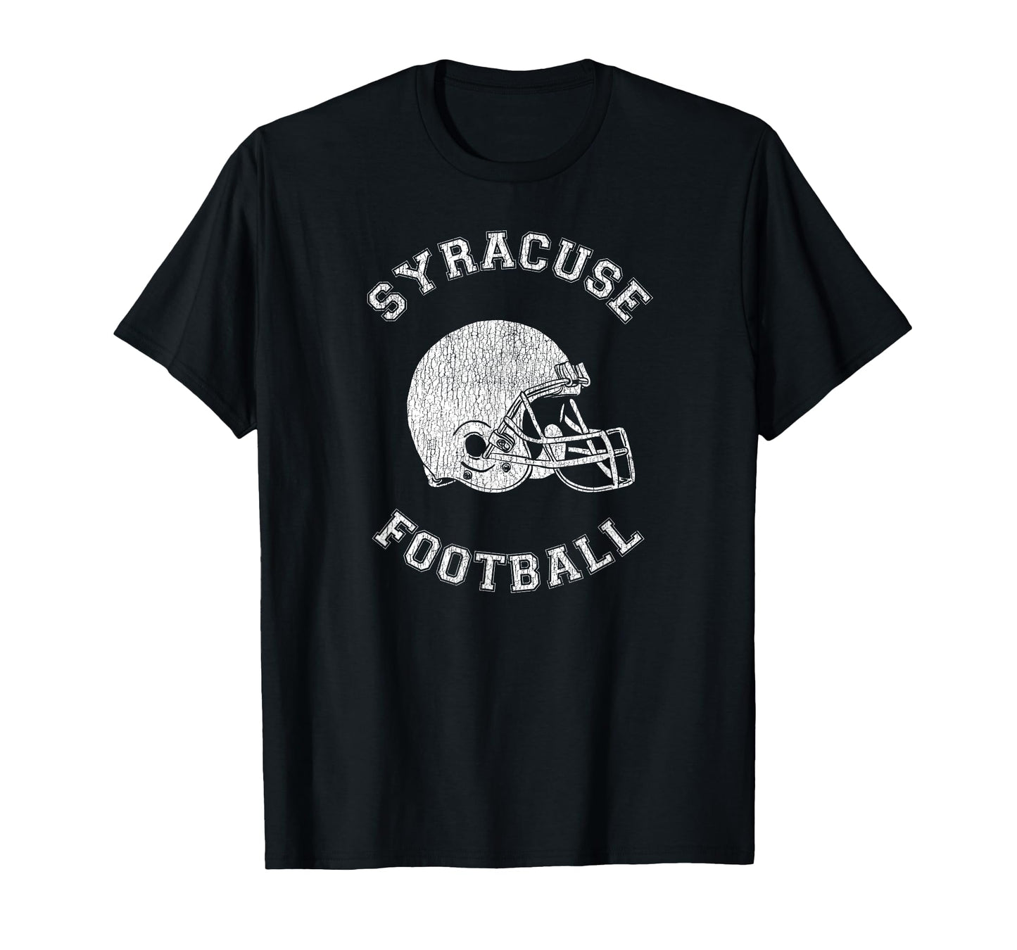 Syracuse Football Distressed 1980's Retro P.E.Dept Style T-Shirt