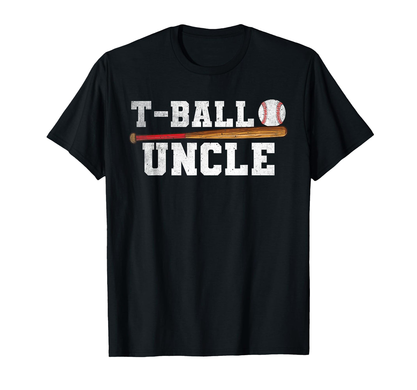 Vintage Teeball Uncle Funny Tee Ball T-Ball Uncle T-Shirt