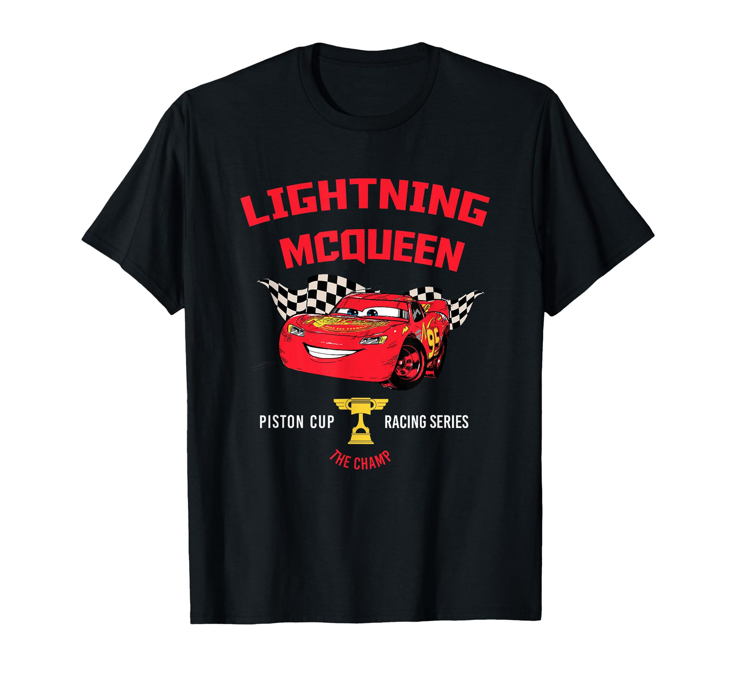 Disney Pixar Cars Lightning McQueen Racing Champ T-Shirt