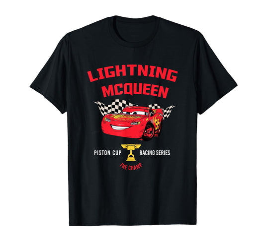 Disney Pixar Cars Lightning McQueen Racing Champ T-Shirt