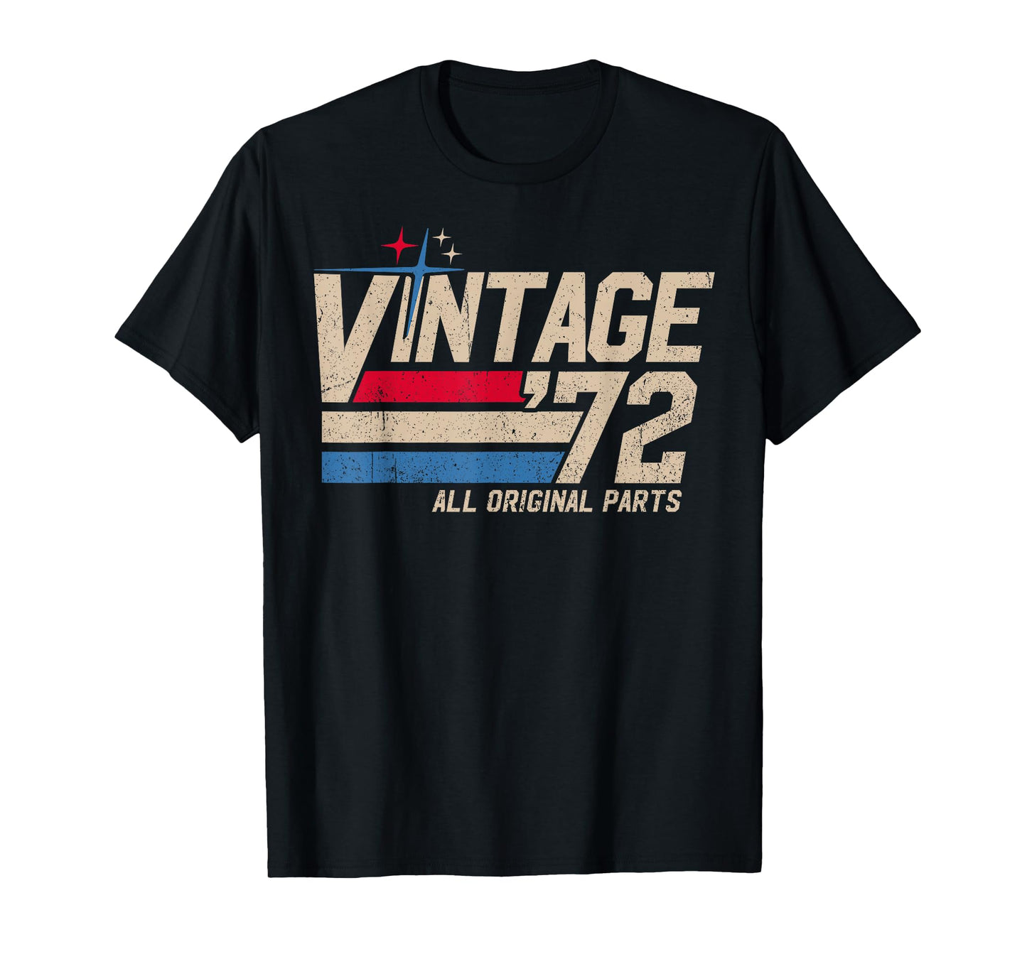 Vintage '72 Retro 53rd Birthday for Men Dad USA Since 1972 T-Shirt