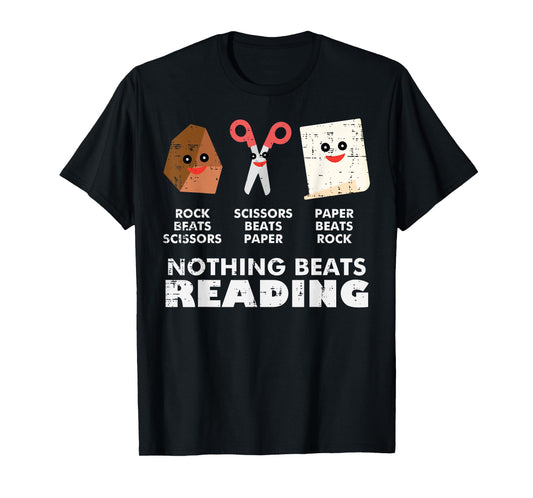 Nothing Beats Reading Book Librarian Across America Kids T-Shirt