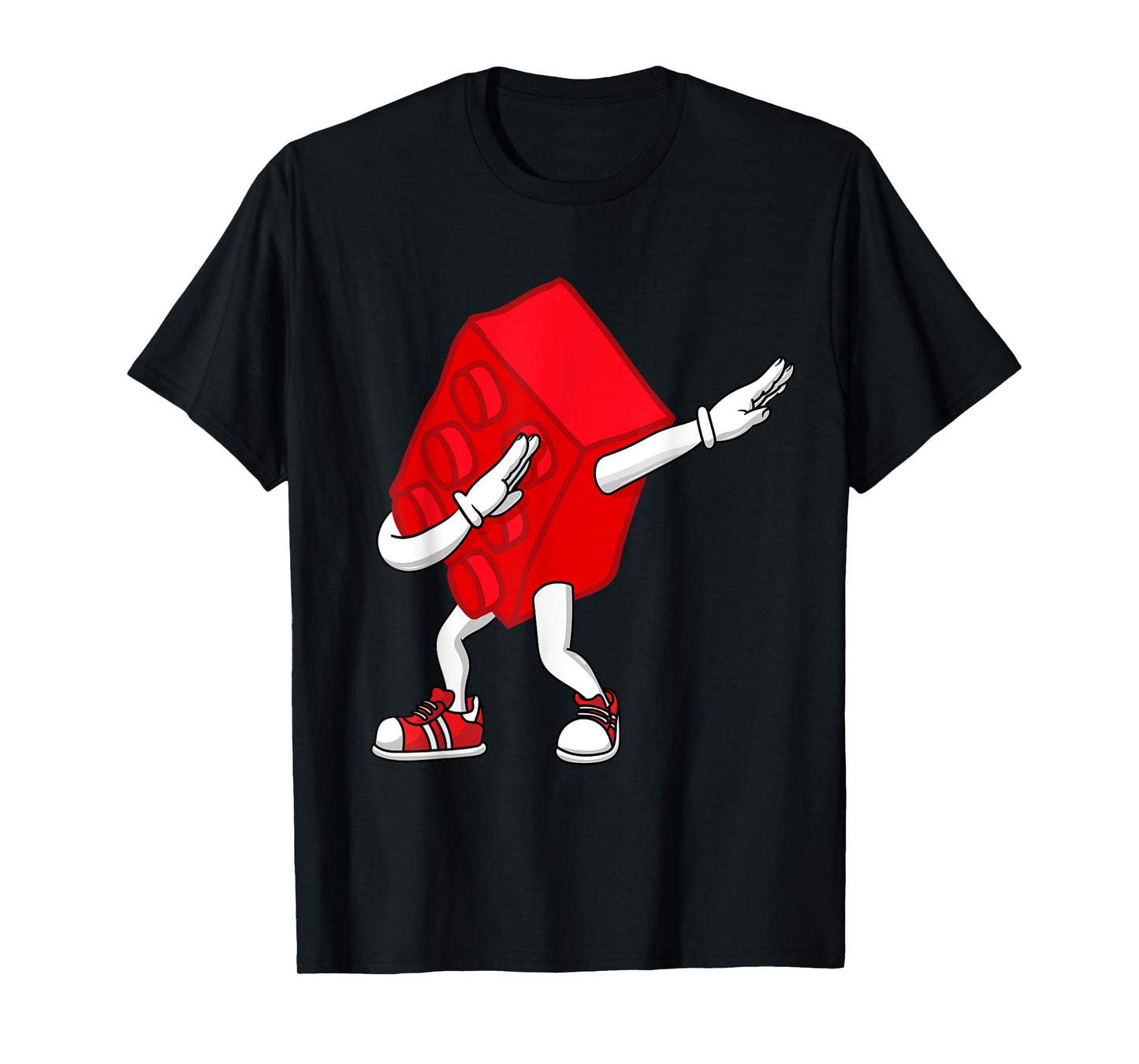 Dabbing Kids Master Builder Funny Building Blocks Brick Boys T-Shirt