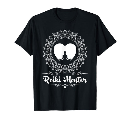Funny Reiki Shirts Reiki Master - Holistic Healer Chakra Healing Meditation T-Shirt, Black