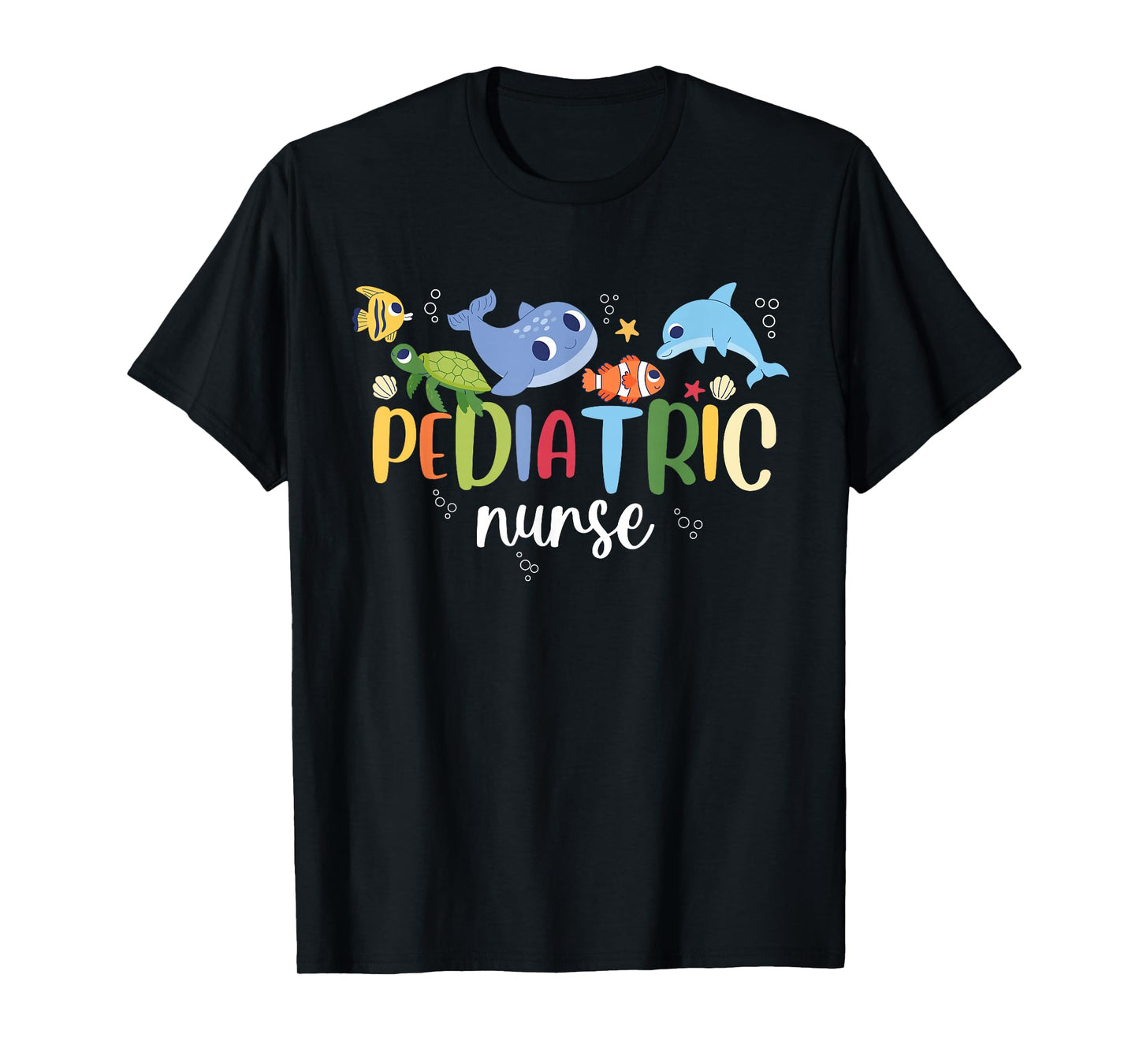Pediatric Nurse PEDS Ocean Sea Appreciation Pediatric T-Shirt