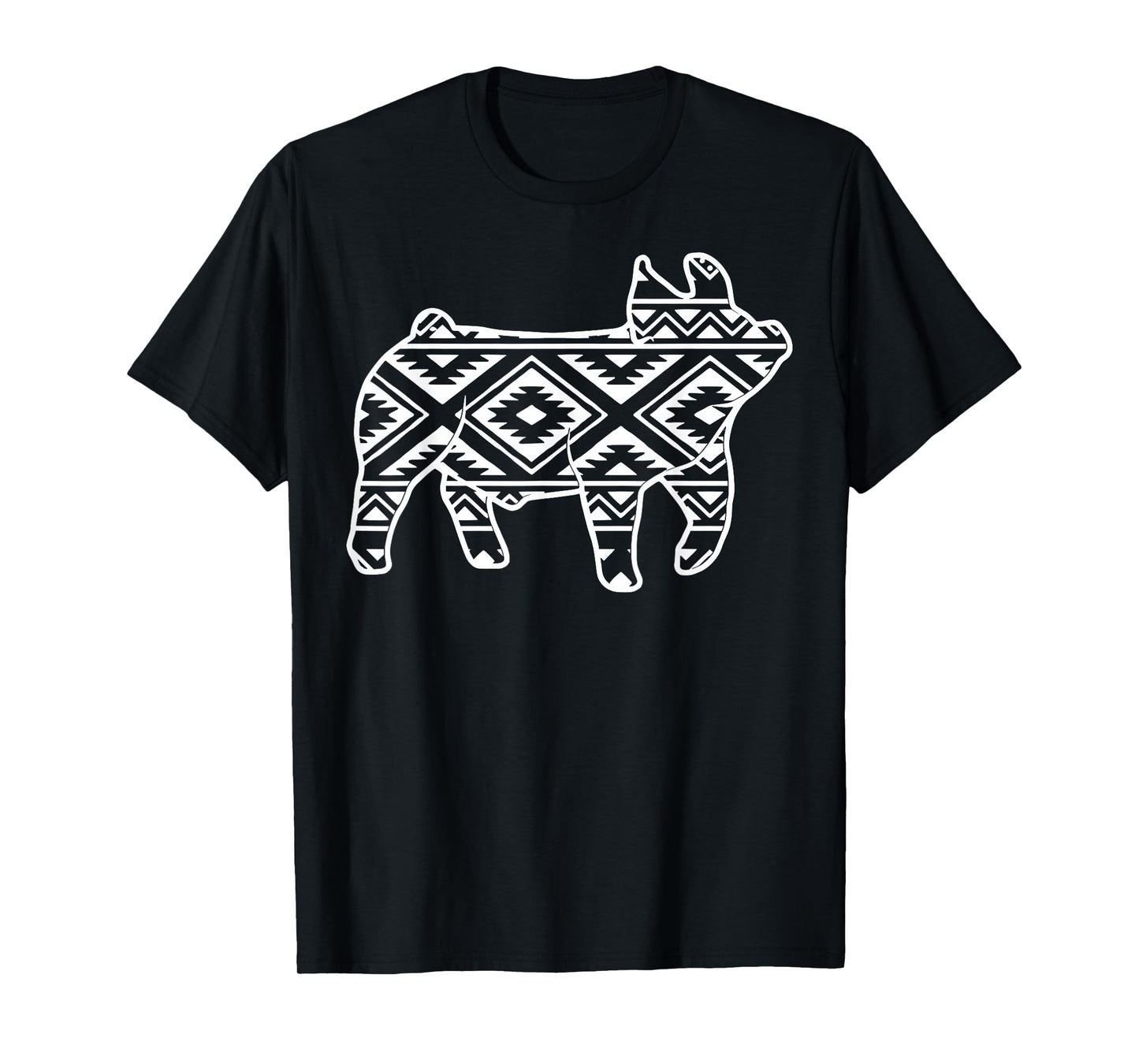 Aztec Show Pig Livestock Pig Breeder Stock Show Mom Pig T-Shirt