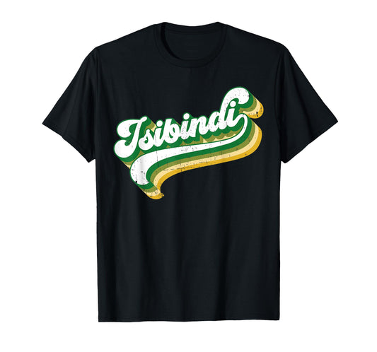 Isibindi - Colorful Groovy Retro Style School Spirit Wear T-Shirt