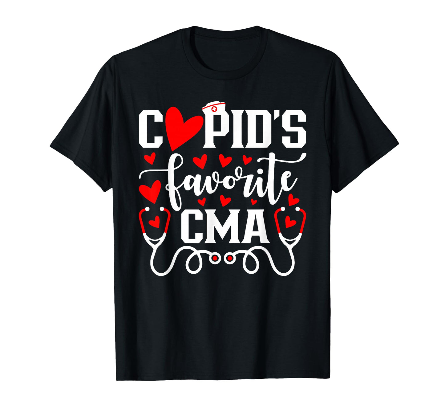 Cupid's Favorite CMA Cute Heart Valentine's Day T-Shirt