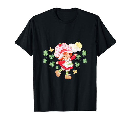 Strawberry Shortcake Lucky Clover St. Patrick's Day T-Shirt