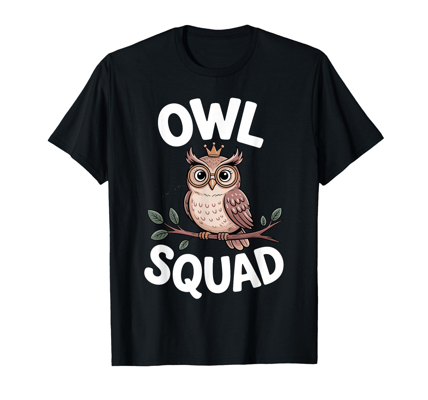 Unique Owl Art for Men Women Kids Adults Animal Owl Lover T-Shirt