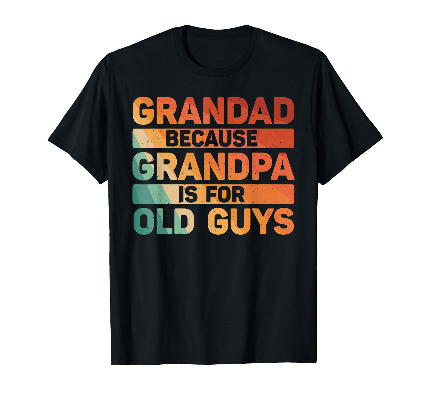 Grandad Art For Grandpa From Grandkids Father's Day Grandad T-Shirt