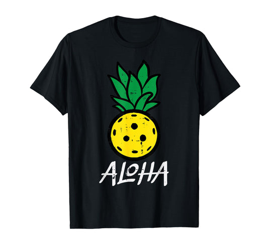 Pickleball Pineapple Aloha Pickle Ball Hawaii Men Women Kids T-Shirt
