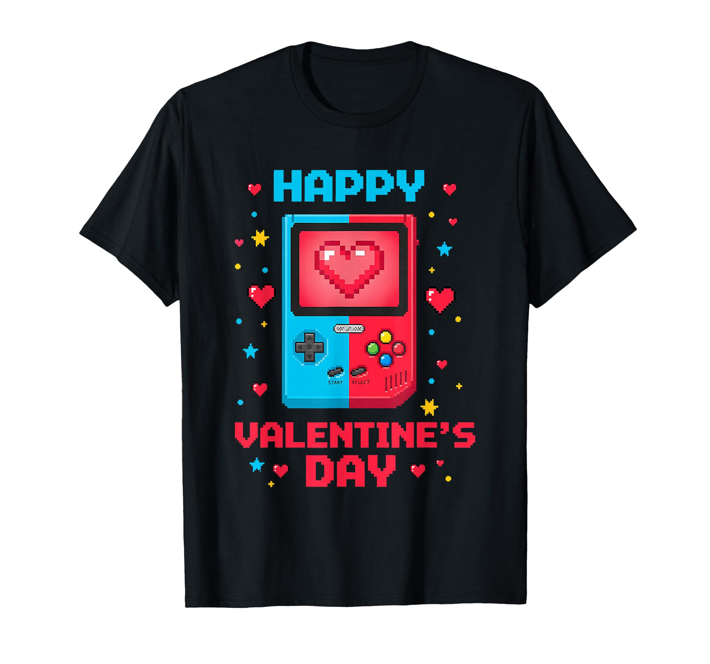 Happy Boys Valentines Day Video Games Men Kids Gamer Gaming T-Shirt