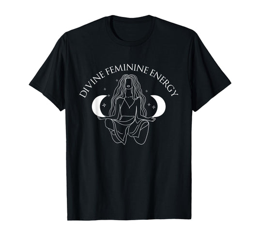 Divine Feminine Energy Celestial Mystical Goddess T-Shirt