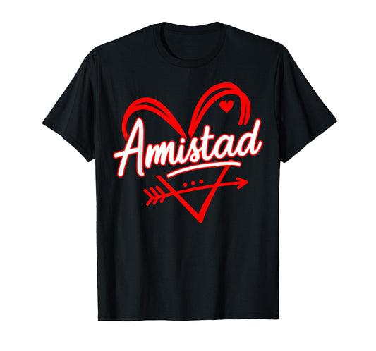 Amistad Heart House of Friendship School Spirit T-Shirt