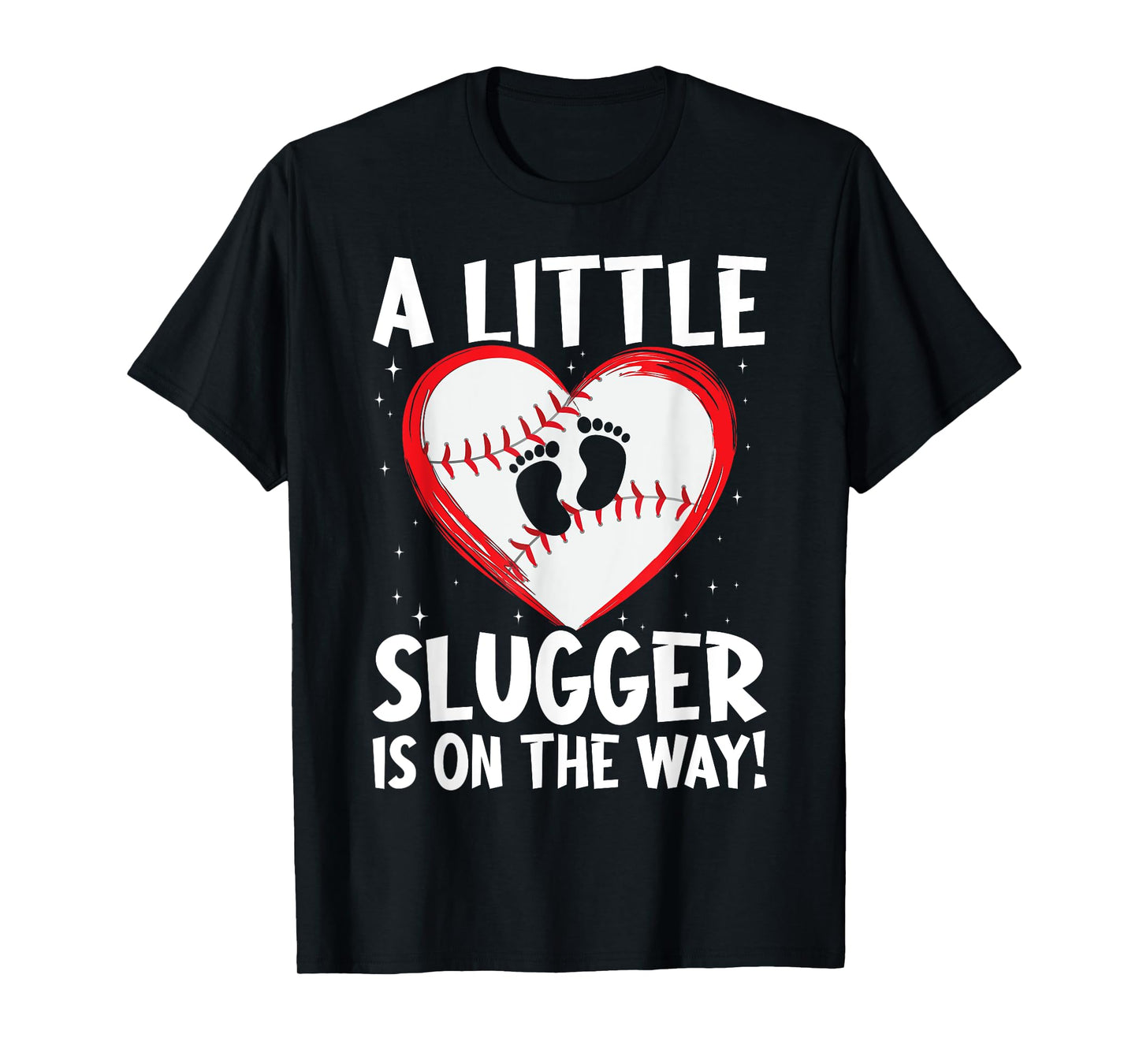 Womens Baseball Pregnancy Announcement Spring Baby Rev T-Shirt