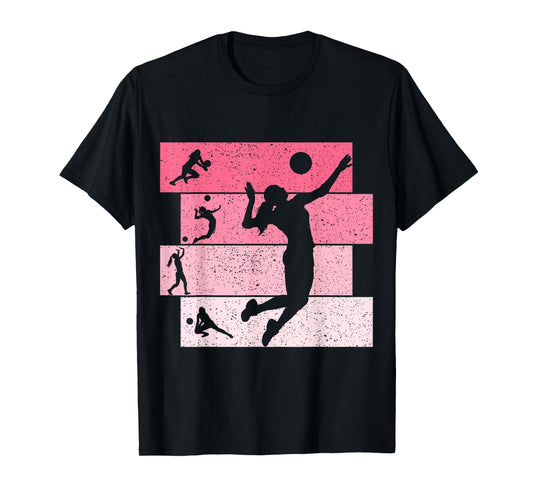 Volleyball Girl Women Kids T-Shirt