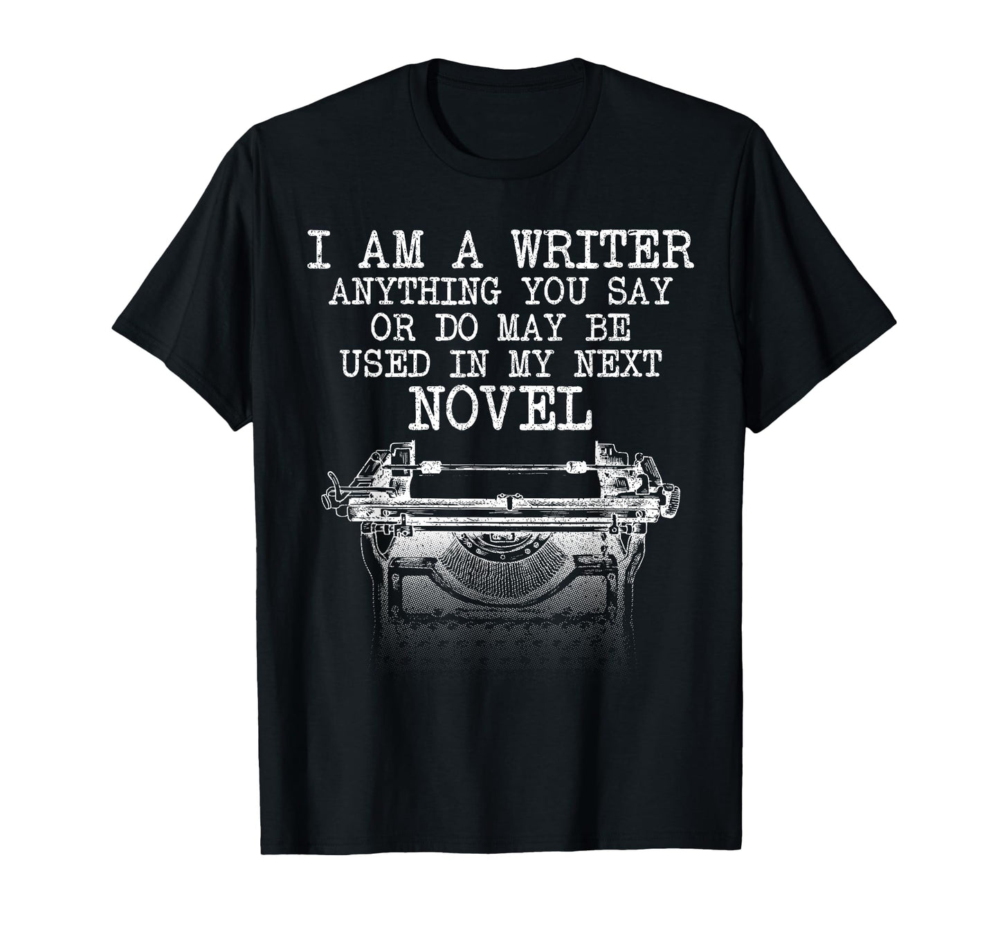 Funny Book Writer Gift Author Accessories & Stuff Cool Writer Art For Men Women Novel Author Writing Novelist T-Shirt