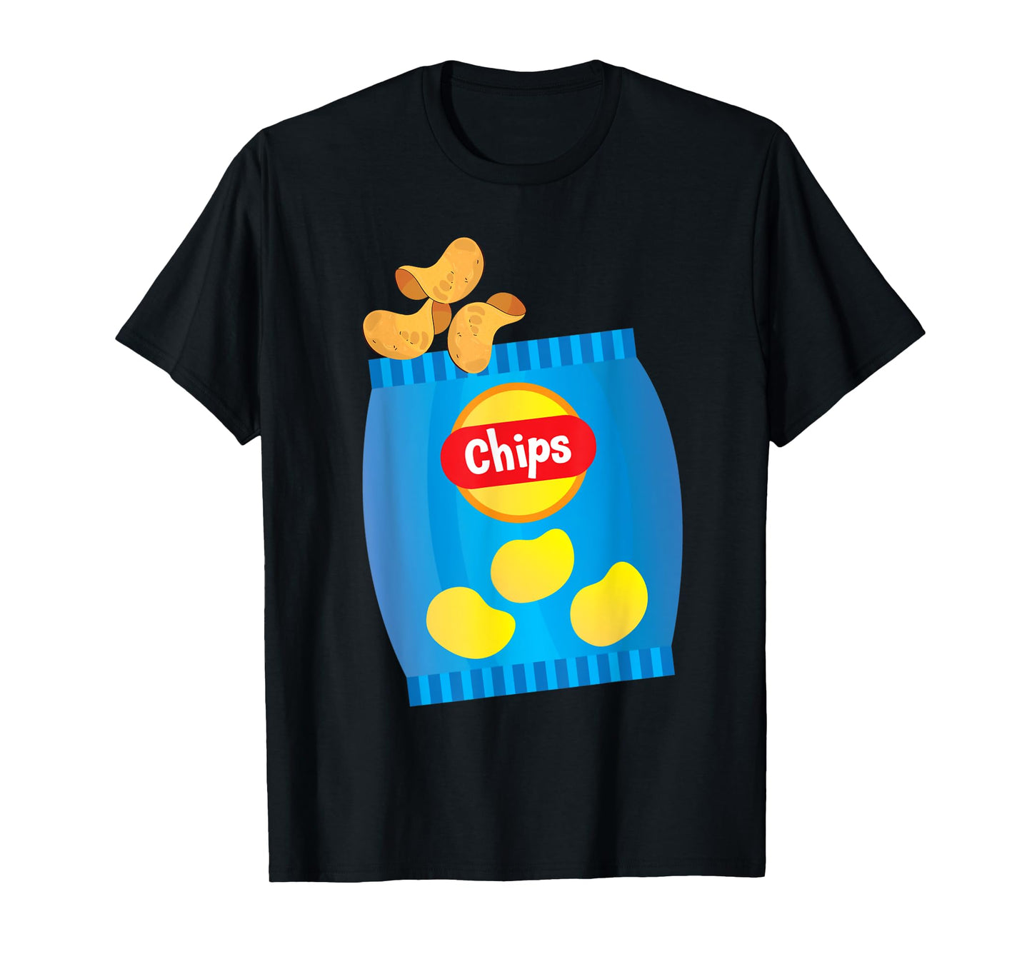 Bag Of Chips Funny Halloween Costume T-Shirt