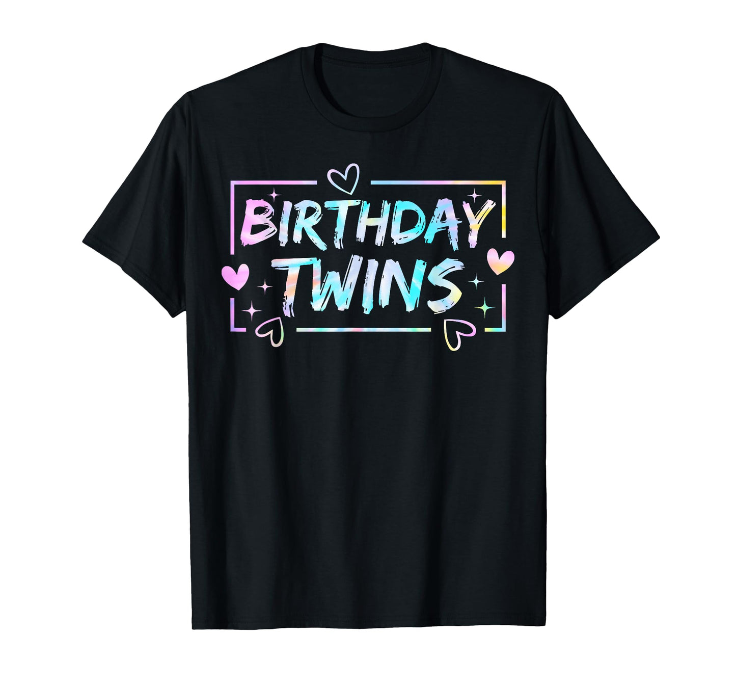Birthday Twins Retro Matching Twin Birthday Boys Girls T-Shirt