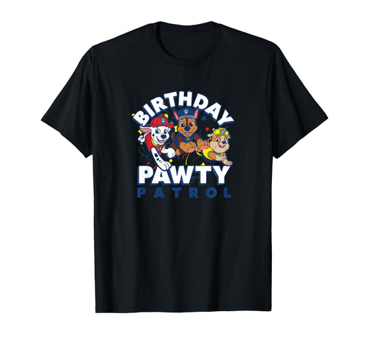 Kids Paw Patrol - Birthday Pawty Patrol T-Shirt