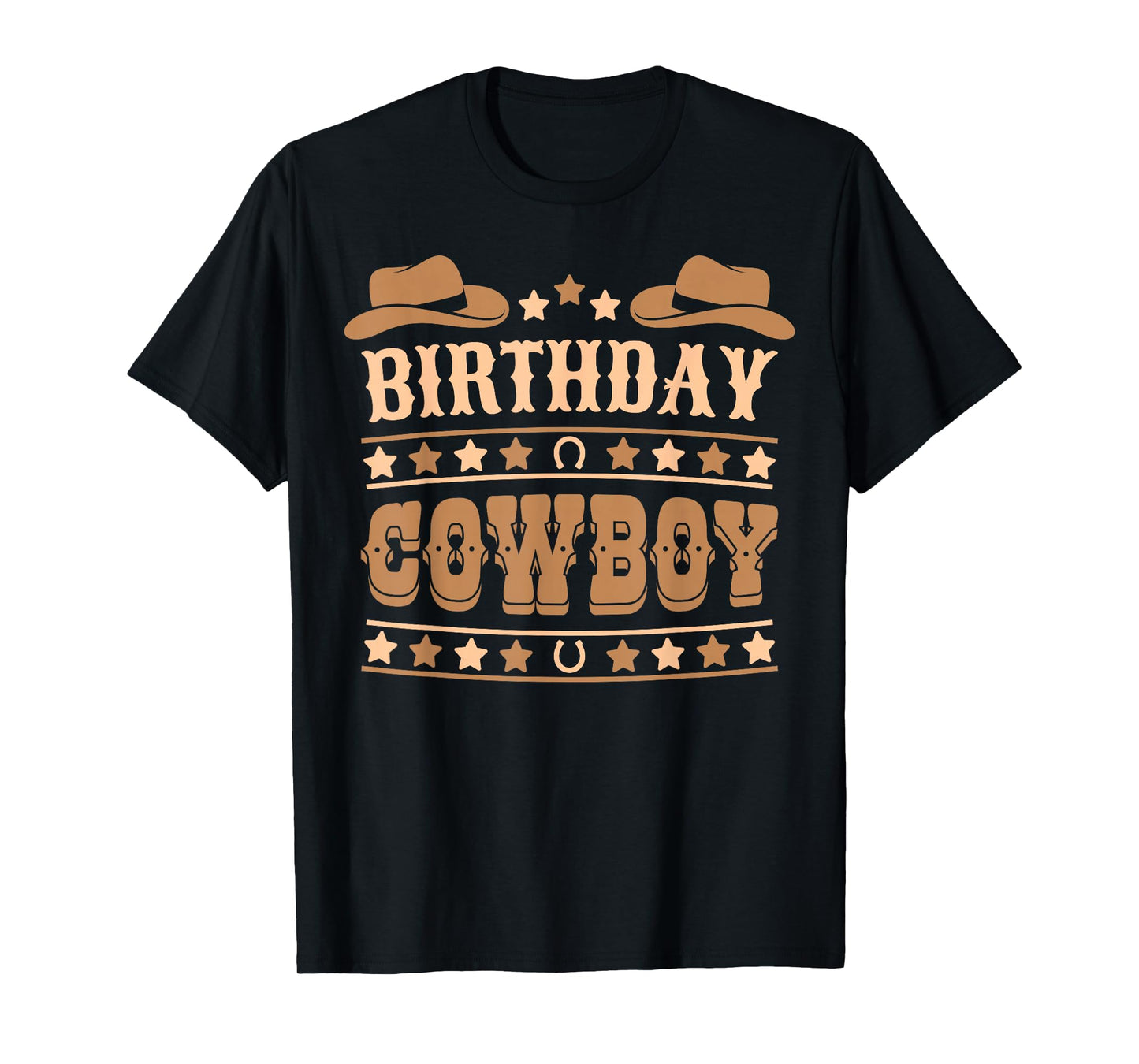 Birthday Cowboy Outfit Cute Western Bday Boys Kids Birthday T-Shirt