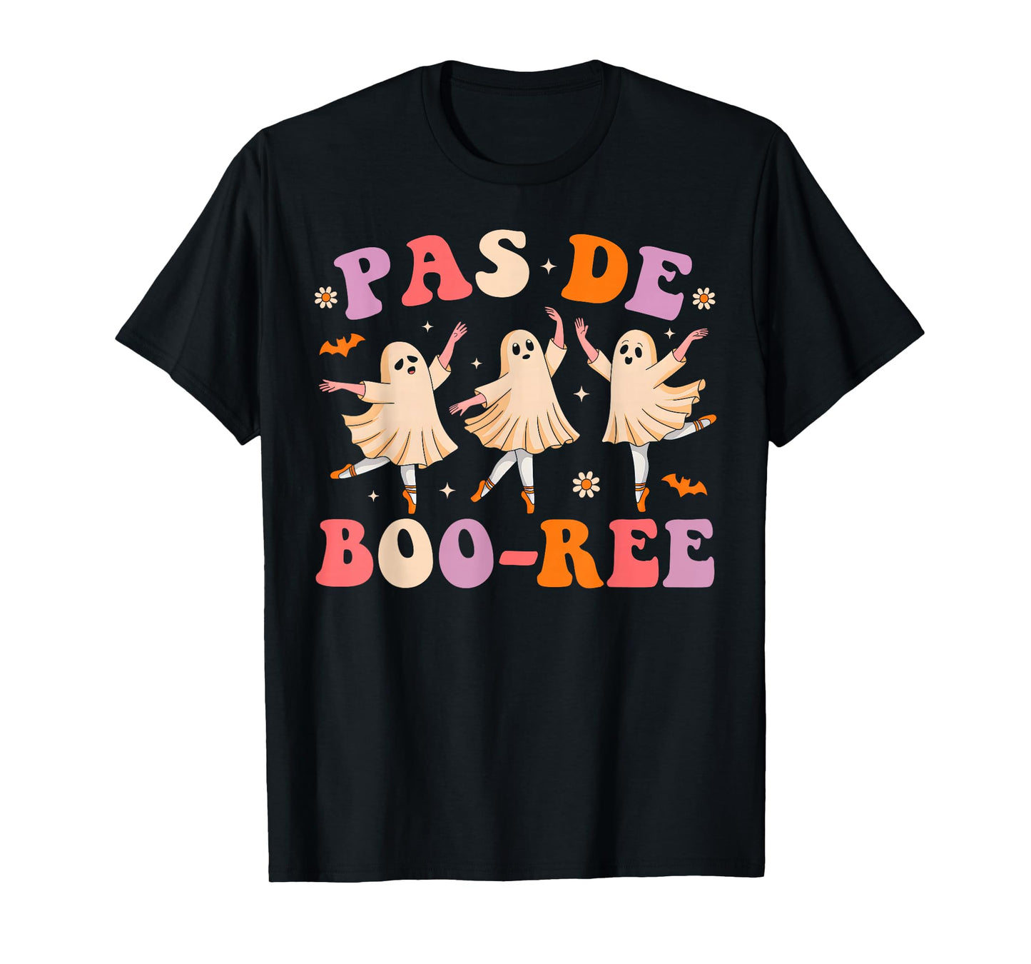 Pas de BOO-rée Ballet Ghost Dancer Dance Teacher Halloween T-Shirt