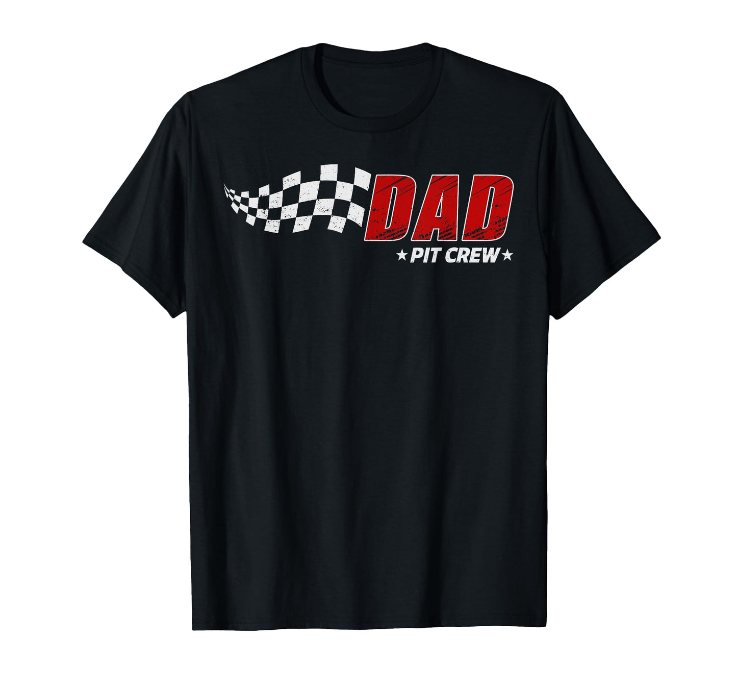 Dad Pit Crew Race Car Birthday Family Matching Pit Crew T-Shirt